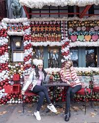 Bonnie Rakhit London Christmas Locations Ivy Chelsea Garden Blonde Flamingo The Style Traveller London Christmas Instagram Locations London