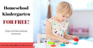 Want to try something different? You Can Homeschool Kindergarten For Free Learn How