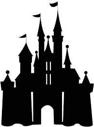 This Vinyl On Trash Can Disney Castle Silhouette Disneyland Castle Silhouette Castle Silhouette