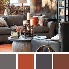 The Front Door Color Palette Living Room Living Room Color Schemes Rustic Industrial Living Room