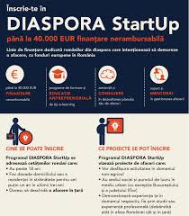 Thank you for connecting with us. Diaspora Startup Romanii Din StrÄƒinÄƒtate Pot Primi FinanÈ›are NerambursabilÄƒ Pentru Afaceri In Romania Cu Ajutorul FundaÈ›iei Caesar Caleaeuropeana Ro