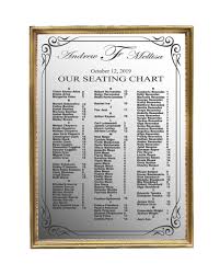 Custom Wedding Seating Chart Custom Wedding Decal