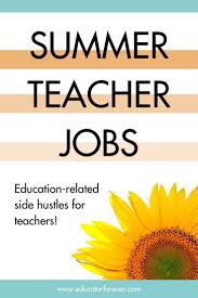 Educator Forever On Facebook Watch Summer Jobs For Teachers Jobs For Teachers Summer Jobs