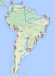 The South America Optimal Road Trip A Trip With A Nice Mix Between Beautiful Outdoor Sights And L South America Travel Backpacking South America Road Trip Map