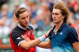 Alexander zverev's top 20 best atp tennis shots. Zverev Crashes Out At Indian Wells After Struggling With Illness Daily Mail Online
