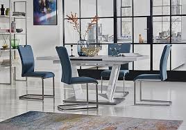 White lacquered designer dining table seats up to 8. Extending Dining Tables Furniture Village