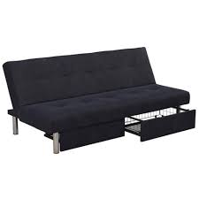 Its a couch, then a bed, then a couch. Saddie Futon With Storage Drawers Room Joy Target