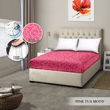 2 tips memilih desain tempat tidur minimalis modern yang mudah. Jual Monalisa Sprei Waterproof 160 X 200 Berbagai Motif Pink Tua Motif Kab Nganjuk Pandapika Tokopedia