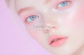 Photo de Maquillage Des Yeux Rose Jeune Femme, fille, maquillage des yeux,  Étoile Photo images free download