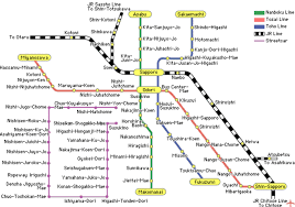 View sapporo on the big map. Subway Sapporo Metro Map Japan Sapporo Subway Map Japan Train