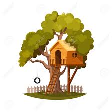 Maybe you would like to learn more about one of these? Tree House For Playing And Joyful Children House On Tree For Royalty Free Cliparts Vectors And Stock Illustration Image 103256760