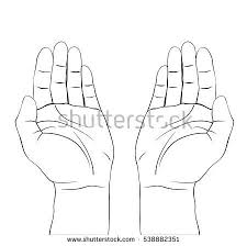 Open Hand Drawing Simple Dua Stock Images Royalty Free Images Vectors Shutterstock How To Draw Hands Easy Hand Drawings Drawings