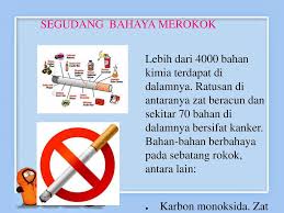 Karbon monoksida dari rokok mengambil oksigen dalam darah dan menyebabkan risiko mengembangkan kolesterol mengendap di dinding arteri. Bahaya Merokok Terhadap Tubuh Ppt Download