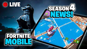 Battle royale by epic games. Fortnite Mobile Live Stream Season 4 Update News Apple Vs Epic Fortnite Coming Back To Ios Youtube