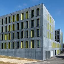 Upper West Side Studentenwohnheim In Ulm Facade Architecture Building Facade Hotel Architecture