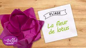 Enjoy the videos and music you love, upload original content, and share it all with friends, family, and the world on youtube. Pliage De Serviette En Papier Fleur De Lotus Labelleadresse Youtube