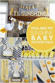 A You Are My Sunshine Gender Neutral Baby Shower Sunshine Baby Showers Neutral Baby Shower Baby Shower Decorations For Boys