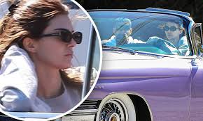 1936 auto union type c bentley continental bill elliott 1972 bmw 3.0 csl bmw 507 1956 bmw 635 csi 1940 cadillac 60 special 1959 cadillac eldorado. Kendall Jenner Takes Her Purple 1960 Cadillac Eldorado Convertible For A Spin With Two Pals Daily Mail Online