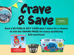 Find & download free graphic resources for certificate. Crave Save And Earn A 5 Publix Gift Card At Publix Plus Enter To Win A Great Prize