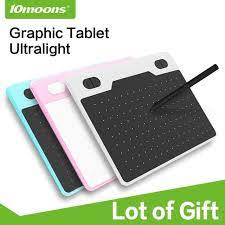 10moons 6 Inch Ultralight Graphic Tablet 8192 Levels Digital Drawing Tablet Battery Free Pen Compatible Android De Digital Drawing Tablet Drawing Tablet Tablet