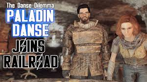 Complete the quest where you belong Fallout 4 Cut Content Paladin Danse Joins And Side With Railroad The Danse Dilemma Youtube