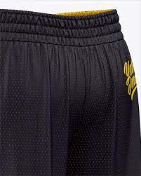 Download Basketball Reversible Mesh Short Mockup Back Half Side View In Apparel Mockups On Yellow Images Object Mockups