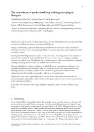 That the aforementioned bankruptcy rules shall take effect on august 1, 1983, and shall be applicable to proceedings then pending, except to the extent that in the opinion of the court their application in a pending proceeding would not be feasible or would work injustice, in which event the. The Conundrum Of Professionalising Building Surveying In Malaysia