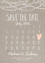 Save The Date Card Calendar Printable Country Wedding Announcement Kraft Paper Rustic Custom Colors White Neutral Classy Wedding Saving Country Wedding Announcements Save The Date Invitations