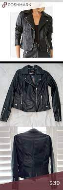 Ambiance Leather Jacket New With Tags Size M Super Cute Black Leather Jacket Silver Details Zippers On The Sleeves Can Leather Jacket Jackets Clothes Design