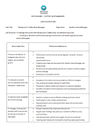 How To Write A Restaurant Coffe Shop Manager Job Description Free Word Tempalte Download This Restaur Restaurant Jobs Job Description Template Job Description