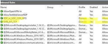 Image result for windows firewall inbound rule