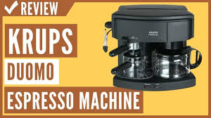 The cm407, which we tested, comes with a thermal carafe, and the cm401, which is slightly less expensive, includes a glass carafe.our tester gave this coffee maker a rave review, offering high praise for its versatility, ease of use, and value. Krups 985 42 Il Caffe Duomo Coffee And Espresso Machine Review Youtube