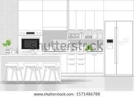 When you have the option of saving your work or collaborating with a design professional. Kitchen Design Drawing At Getdrawings Free Download