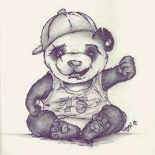 It's updated daily and extremely fun! Panda Gangsta By Stephaddiction On Deviantart Teddy Bear Drawing Panda Bear Drawing
