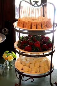 Real Parties A Darling Vintage Inspired Baby Shower Chocolate Fountains Food Fondue Party