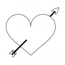 Black And White Bow And Arrow Heart With Bow Arrow Black And White Stock Vector Affiliate Arrow Bow Heart Black Ad In 2020 Bow Arrows Bows Arrow Symbol