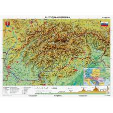 Slovensko mapa je interaktivní průvodce vámi zvolenou oblastí. Mapa Slovensko Geograficka B1 Format