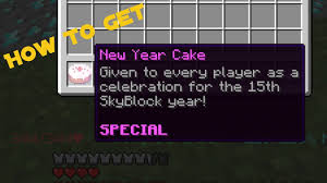 How To Get New Year S Cake Hypixel Skyblock Youtube