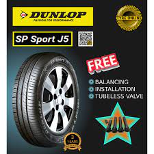 Offering long mileage, quiet & comfortable drive, and enhanced handling capabilities, these touring tyres emphasize on providing unprecedented performance on highways and city roads. Dunlop Sp Sport J5 175 65r14 New Tyre Tires Tayar Baru Murah Rim 14 Axia Myvi Online Free Installation Batu Pahat Bp Shopee Malaysia