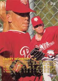 Amazon.com: 1996 Fleer Excel #215 Larry Wimberly NM-MT Piedmont Phillies  Baseball : Collectibles & Fine Art
