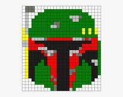 Here's a fan art of my favorite character of star wars universe : Boba Fett Perler Bead Pattern Bead Sprite Boba Fett Hama Beads Png Image Transparent Png Free Download On Seekpng