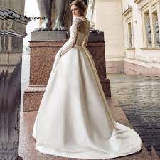 Maybe you would like to learn more about one of these? Modest Langarm Brautkleider Turkei Scoop Satin Appliqued A Linie Brautkleid Mit Taschen Vestidos De Novia Bridal Gown Sleeved Weddinglong Sleeve Wedding Aliexpress