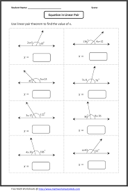 Angles Worksheets Angles Worksheet Geometry Worksheets Math