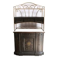 A few chairs have minor. Lot Art Broyhill Furniture Dining Room Hutch