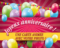 On se lève de bonheur ! Avec Votre Photo Carte Anniversaire Animee Tous Mes Voeux Com