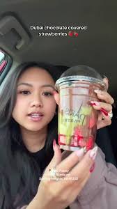 Dubai Chocolate Strawberry Cups in Sterling Heights Michigan