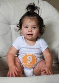 Simply stick each month on to a romper or t shirt as they grow. Baby Girl The Trimble Chatter