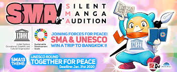 sma 13 unesco round message from mocchi and unesco silent manga audition sma 13 unesco round message from