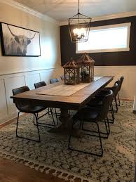 Faux Leather Black Dining Chairs Set Of 2 Pier 1 In 2020 Brown Dining Room Set Brown Dining Room Black Leather Dining Chairs