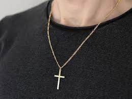 Bike chain necklace in men's chains, necklaces & pendants. Gold Cross Necklace Gold Necklace Men Gold Chain Necklace Etsy In 2021 Gold Cross Necklace Cross Necklace Gold Chains For Men